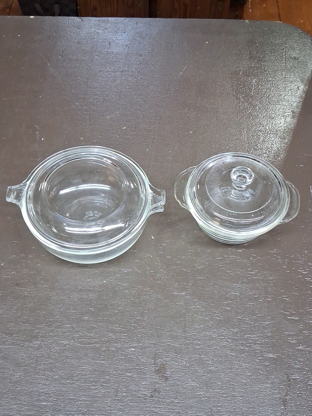 Set Of 2: Pryex And Fire‎ King Little Casserole Dishes With Lids (set 1)